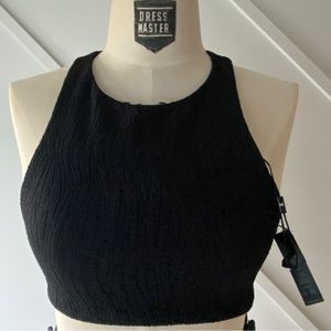 Koral Black Sports Bra  NWT - XS